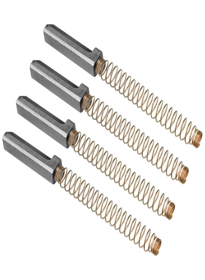 HASMX فرشاة محرك كربونية HASMX W10380496 لخلاطات Kitchenaid موديلات K45، K45SS، KSM103، KSM110، KSM150، KSM151، K5، K5SS، KSM5، KP50P، KPM5، KSM50، KSMC50، KPM50، أرقام القطع W10380496، 9706416 (عبوة من 4 قطع) - Image 1